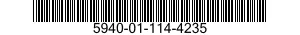 5940-01-114-4235 TERMINAL,FEEDTHRU 5940011144235 011144235