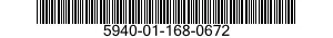 5940-01-168-0672 CONTACT STRIP,RADIO FREQUENCY GROUNDING 5940011680672 011680672