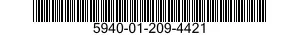 5940-01-209-4421 TERMINAL,QUICK DISCONNECT 5940012094421 012094421