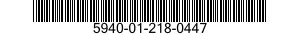 5940-01-218-0447 TERMINAL,FEEDTHRU 5940012180447 012180447