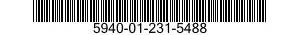 5940-01-231-5488 TERMINAL STRIP,GROUNDING 5940012315488 012315488