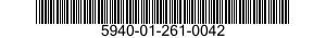 5940-01-261-0042 TERMINAL JUNCTION BLOCK,SECTIONA 5940012610042 012610042