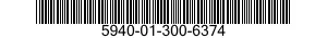 5940-01-300-6374 TERMINAL,FEEDTHRU 5940013006374 013006374