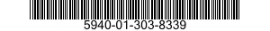 5940-01-303-8339 CONTACT STRIP,RADIO FREQUENCY GROUNDING 5940013038339 013038339