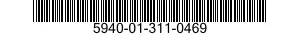 5940-01-311-0469 TERMINAL,LUG 5940013110469 013110469