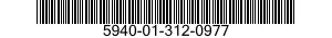 5940-01-312-0977 TERMINAL,FEEDTHRU 5940013120977 013120977