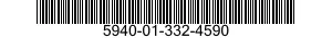 5940-01-332-4590 MARKER STRIP,TERMINAL BOARD 5940013324590 013324590