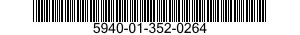 5940-01-352-0264 TERMINAL,FEEDTHRU 5940013520264 013520264