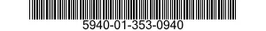 5940-01-353-0940 TERMINAL JUNCTION BLOCK,SECTIONAL 5940013530940 013530940