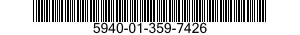 5940-01-359-7426 TERMINAL STRIP,GROUNDING 5940013597426 013597426