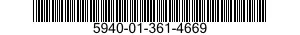 5940-01-361-4669 TERMINAL,FEEDTHRU 5940013614669 013614669