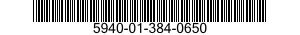 5940-01-384-0650 MARKER STRIP,TERMINAL BOARD 5940013840650 013840650