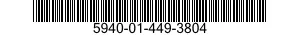 5940-01-449-3804 TERMINAL STRIP,GROUNDING 5940014493804 014493804