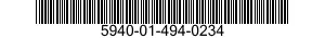 5940-01-494-0234 TERMINAL,QUICK DISCONNECT 5940014940234 014940234