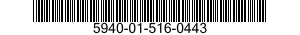 5940-01-516-0443 TERMINAL STRIP,GROUNDING 5940015160443 015160443