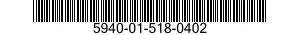 5940-01-518-0402 TERMINAL,QUICK DISCONNECT 5940015180402 015180402