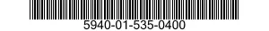 5940-01-535-0400 MARKER STRIP,TERMINAL BOARD 5940015350400 015350400