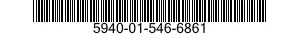 5940-01-546-6861 TERMINAL,FEEDTHRU 5940015466861 015466861