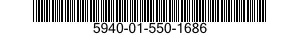 5940-01-550-1686 TERMINAL,QUICK DISCONNECT 5940015501686 015501686