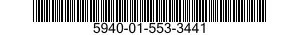 5940-01-553-3441 TERMINAL,FEEDTHRU 5940015533441 015533441