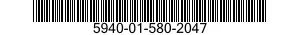 5940-01-580-2047 TERMINAL,FEEDTHRU 5940015802047 015802047