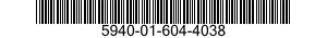 5940-01-604-4038 TERMINAL STRIP,GROUNDING 5940016044038 016044038