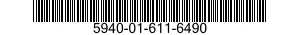 5940-01-611-6490 TERMINATION,SHIELD,ELECTRICAL CONNECTOR 5940016116490 016116490