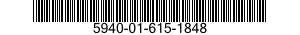 5940-01-615-1848 TERMINAL STRIP,GROUNDING 5940016151848 016151848