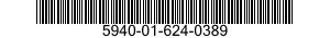 5940-01-624-0389 TERMINAL STRIP,GROUNDING 5940016240389 016240389