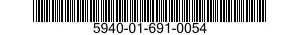 5940-01-691-0054 TERMINAL JUNCTION BLOCK,SECTIONAL 5940016910054 016910054