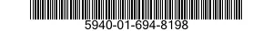 5940-01-694-8198 TERMINAL JUNCTION BLOCK,SECTIONAL 5940016948198 016948198