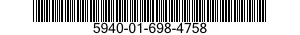 5940-01-698-4758 TERMINAL STRIP,GROUNDING 5940016984758 016984758