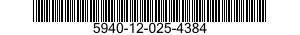 5940-12-025-4384  5940120254384 120254384