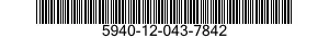 5940-12-043-7842 CONNECTOR,PLUG,ELECTRICAL 5940120437842 120437842