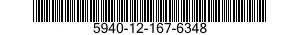 5940-12-167-6348 TERMINAL STRIP,GROUNDING 5940121676348 121676348