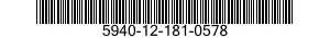 5940-12-181-0578 TERMINAL,QUICK DISCONNECT 5940121810578 121810578