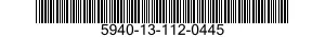 5940-13-112-0445 TERMINAL,LUG 5940131120445 131120445
