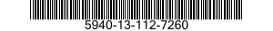 5940-13-112-7260 TERMINAL BOX 5940131127260 131127260