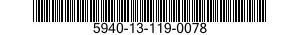 5940-13-119-0078 TERMINAL BOX 5940131190078 131190078