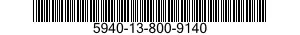 5940-13-800-9140 TERMINAL,LUG: 5940138009140 138009140