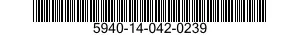 5940-14-042-0239 FERRULE,ELECTRICAL CONDUCTOR 5940140420239 140420239