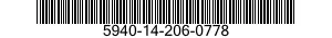 5940-14-206-0778 EMBOUT INTERIEUR,CO 5940142060778 142060778