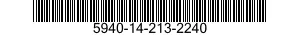 5940-14-213-2240 TERMINAL,FEEDTHRU 5940142132240 142132240