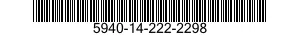 5940-14-222-2298 TERMINAL,FEEDTHRU 5940142222298 142222298