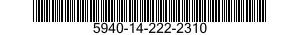 5940-14-222-2310 TERMINAL,FEEDTHRU 5940142222310 142222310