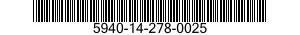 5940-14-278-0025  5940142780025 142780025