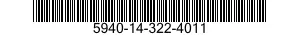 5940-14-322-4011 TERMINAL,FEEDTHRU 5940143224011 143224011
