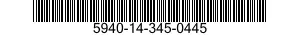 5940-14-345-0445 TERMINAL,LUG 5940143450445 143450445