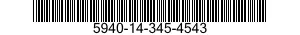 5940-14-345-4543 TERMINAL,STUD 5940143454543 143454543