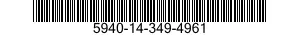 5940-14-349-4961 TERMINAL,FEEDTHRU 5940143494961 143494961